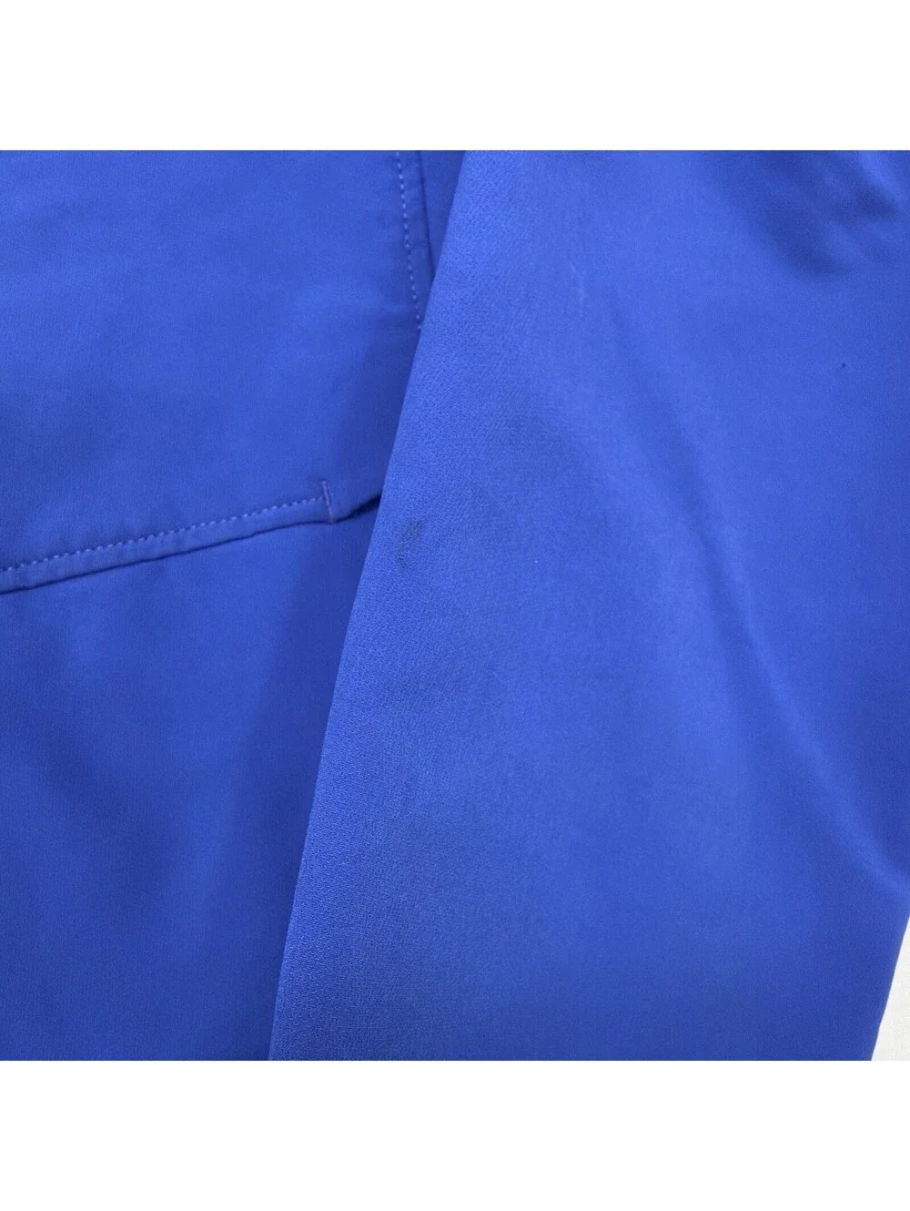 Vintage Patagonia Men's Blue Softshell Jacket Med Zipped Pockets Lightwt *Flaws